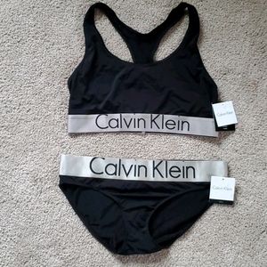 Calvin Klein Sports Bra and Bikini Underwear NWT